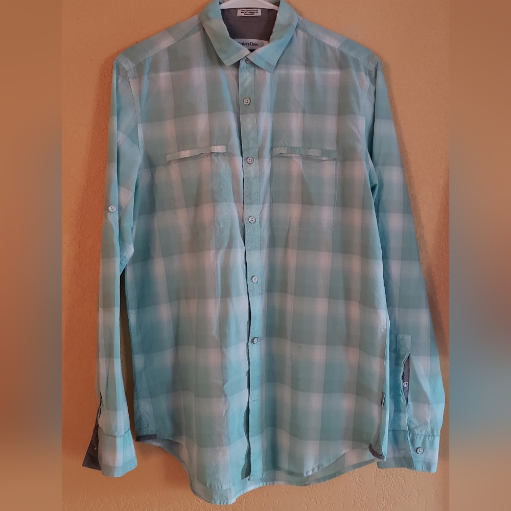 CALVIN KLEIN Button Up Long Sleeved